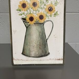 Rustic Sunflower Wall Art